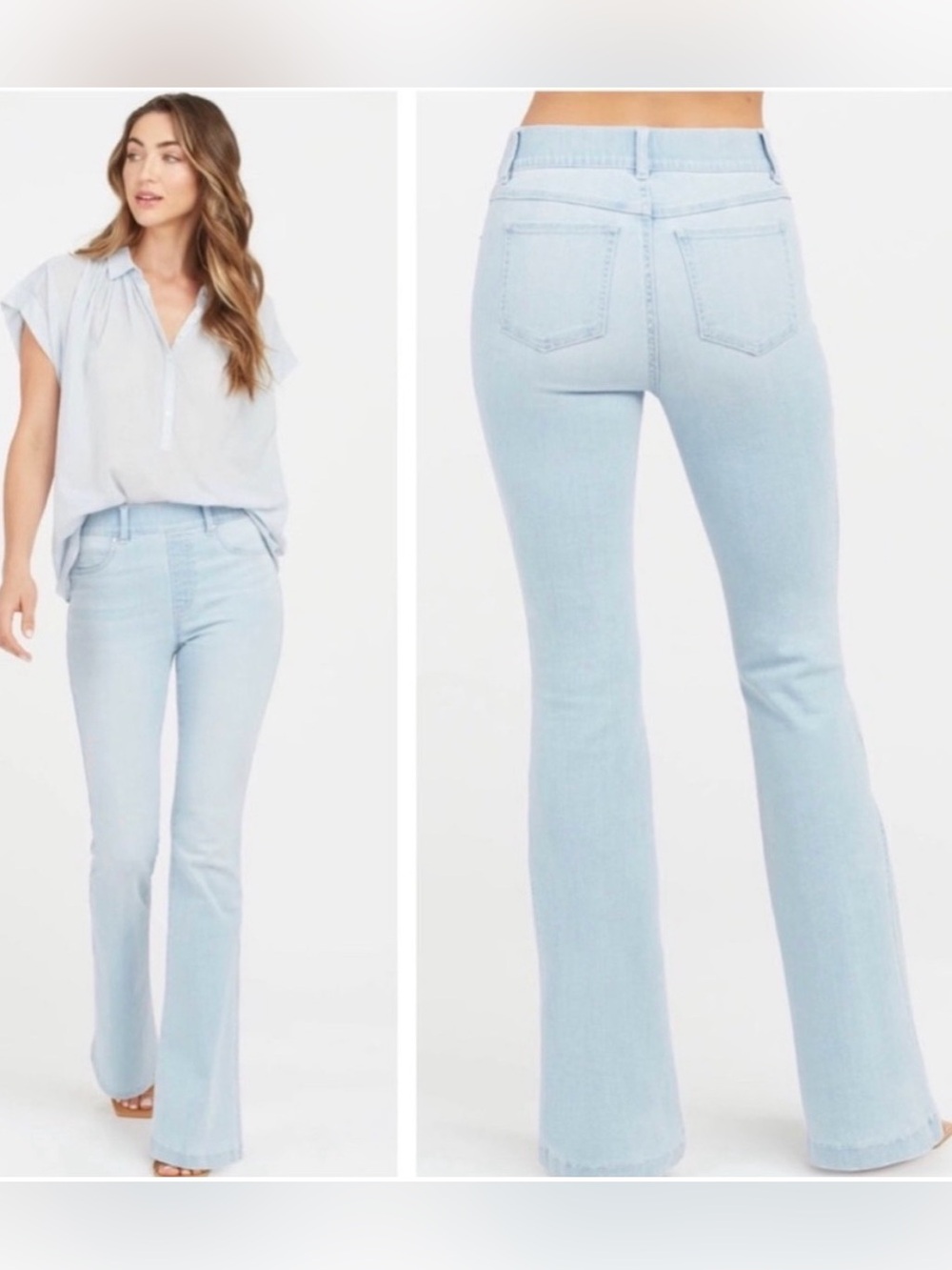 Spanx Flare Jeans Light Wash Regular 20348R